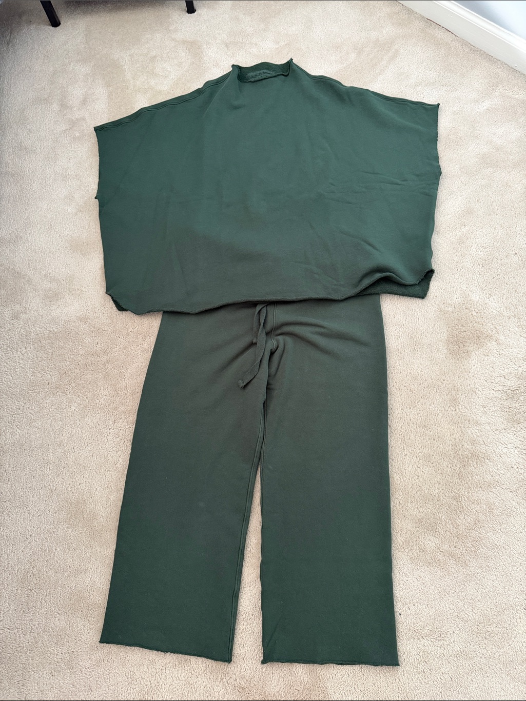 Nwt Frank & Eileen Forest Green Travel Set